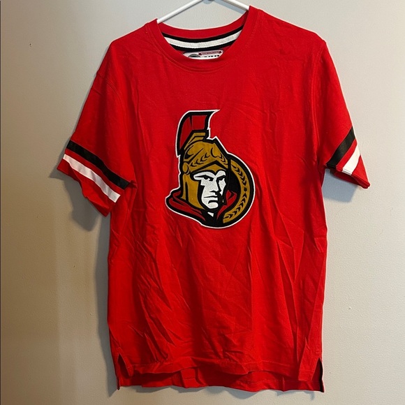 Red Graphic Ottawa Sens Hockey Tee - Picture 1 of 9
